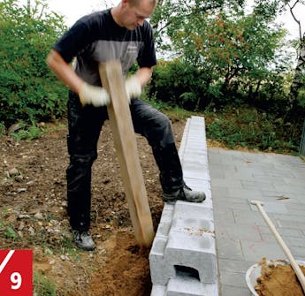 Bygge støttemur Bygge støttemur